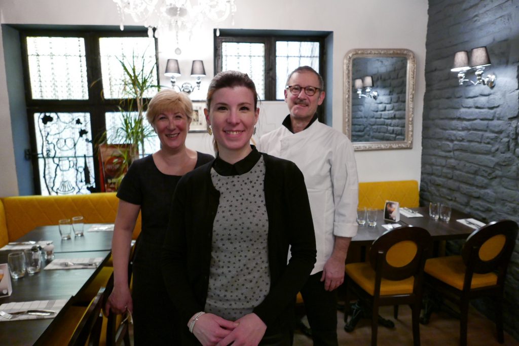 Odette, Joséphine et Hubert Leport © GP