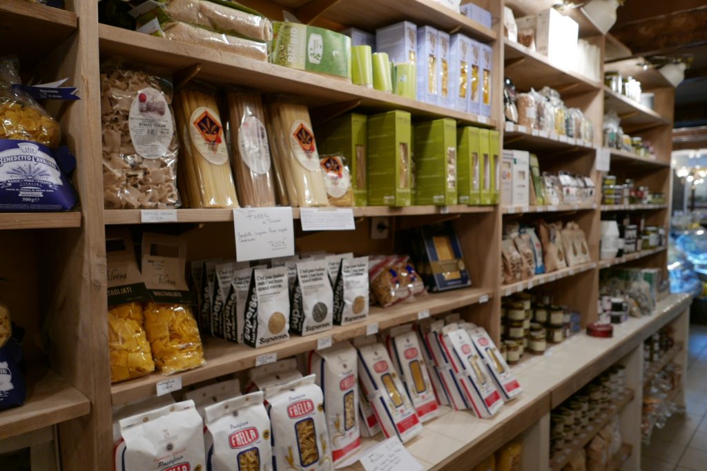 Le rayon pâtes © GP