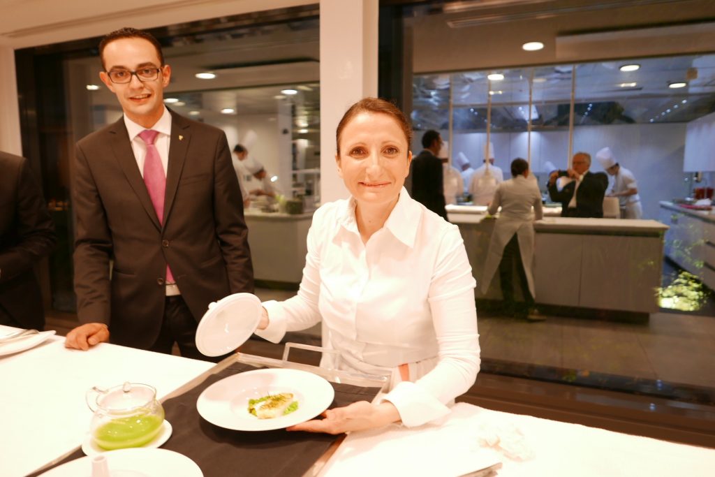 Anne-Sophie en cuisine © GP