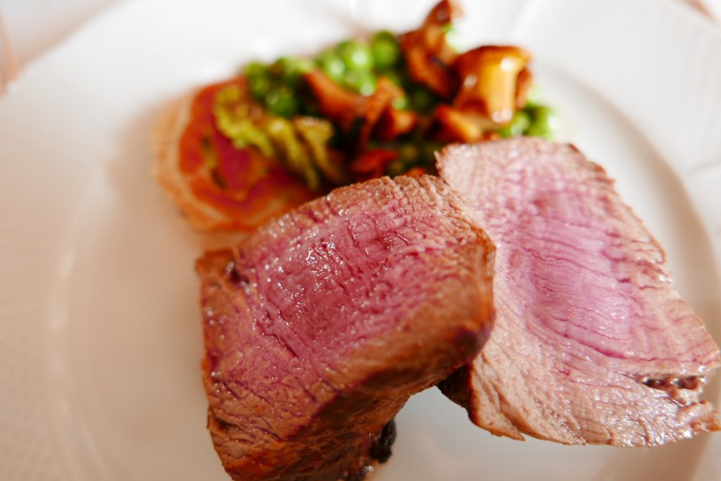 Filet de veau et petits pois © GP