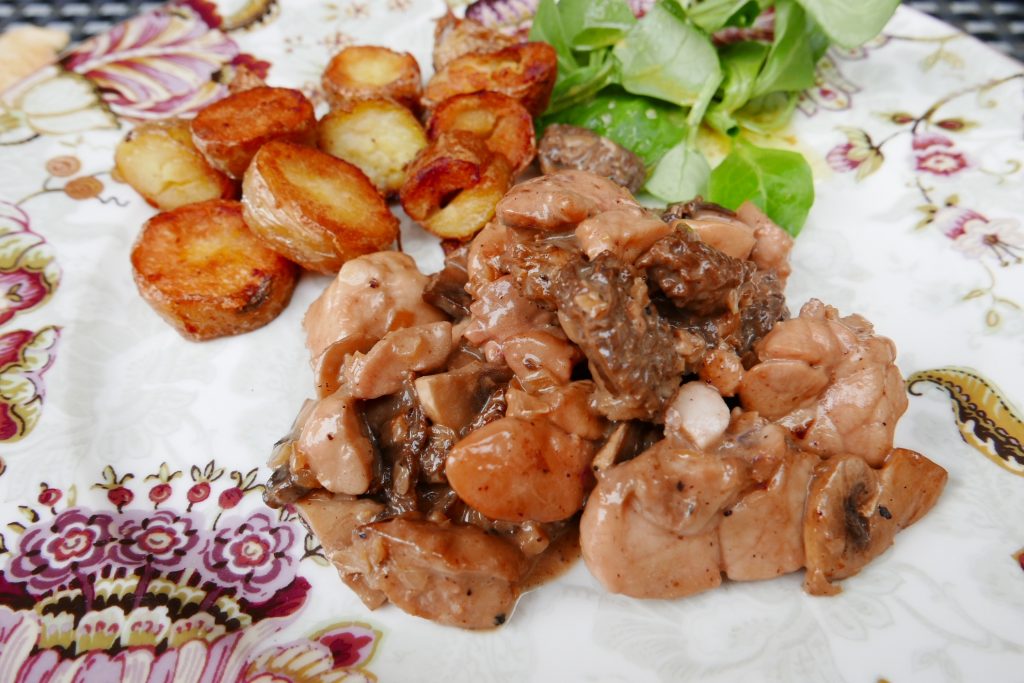 Ris de veau aux morilles © GP