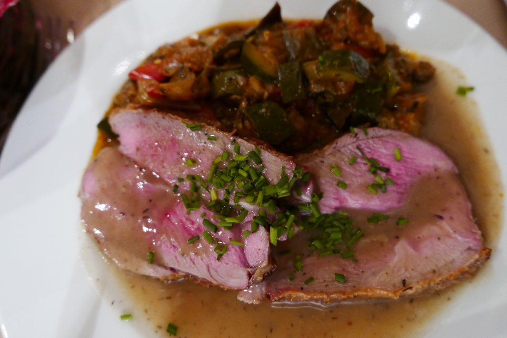 Gigot d'agneau et ratatouille © GP