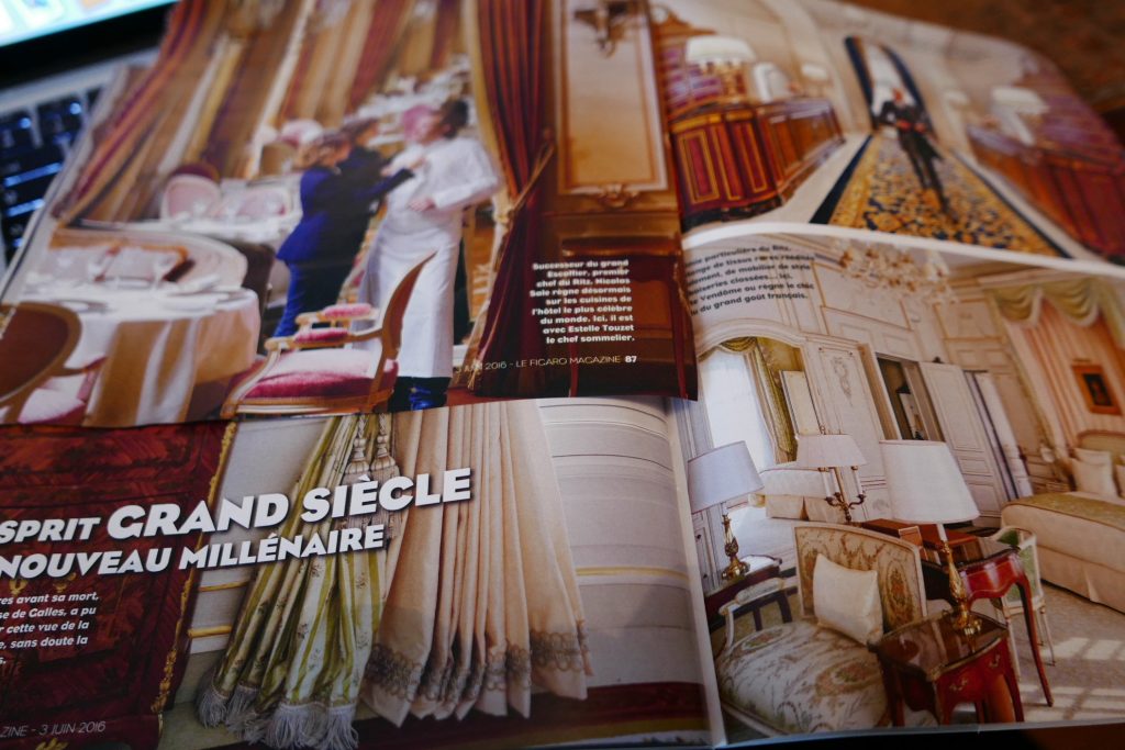 Le Ritz dans le Figaro Magazine © GP