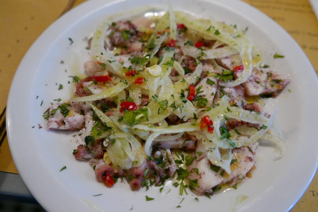 Carpaccio de poule au fenouil © GP