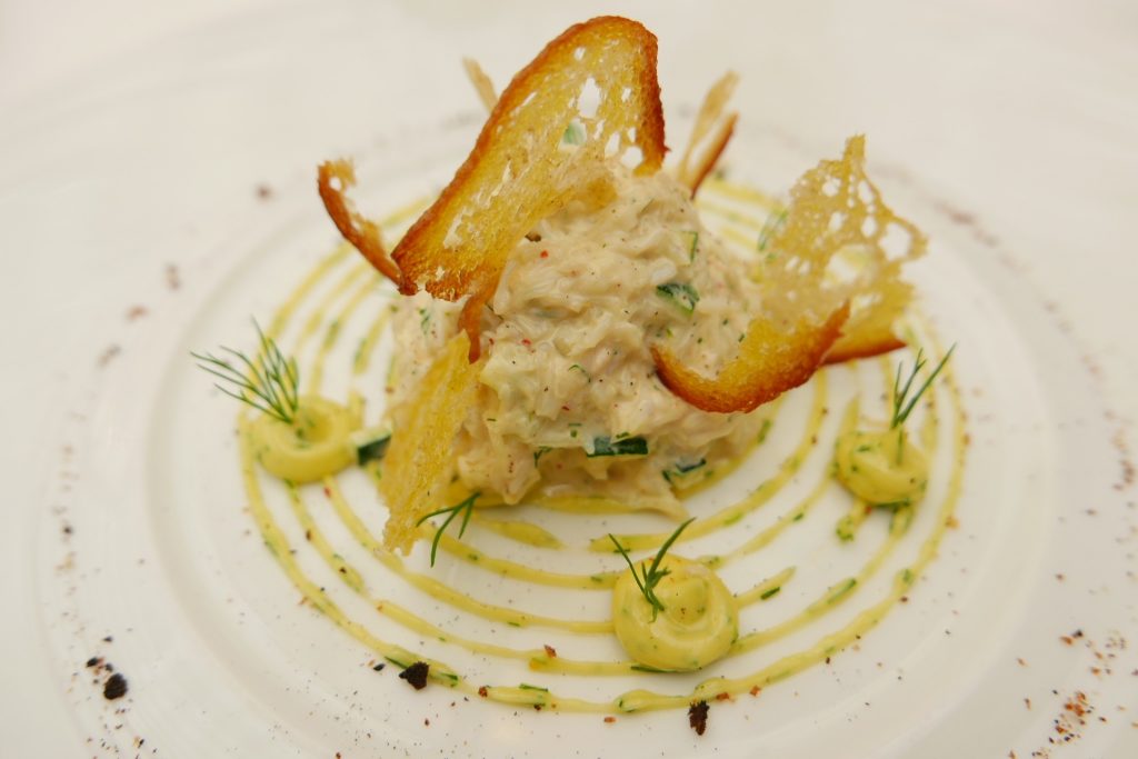 Salade de crabe mayonnaise et céleri © GP