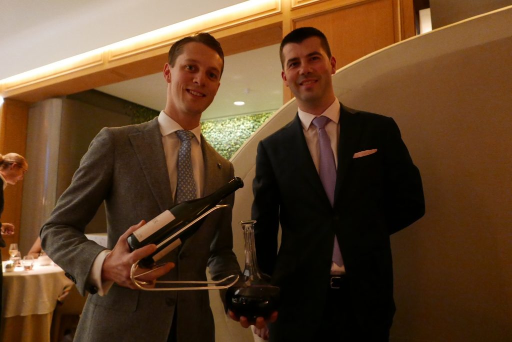 Le sommelier avec Damien Pépin © GP