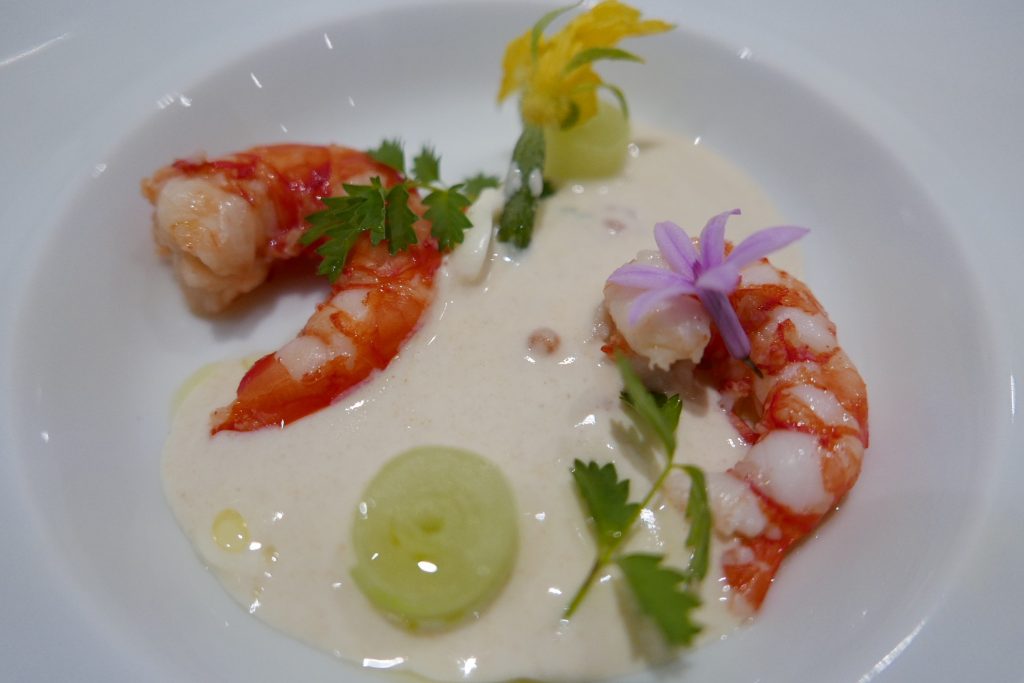 Crevettes et concombre © GP