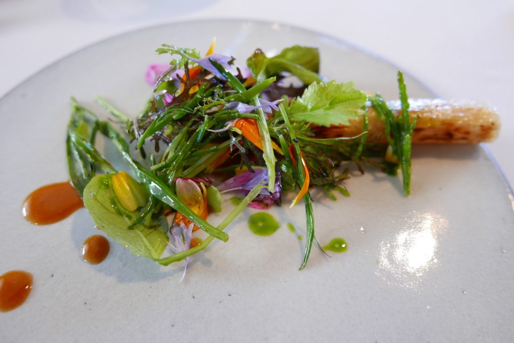 Asperges, fleurs, salicornes © GP