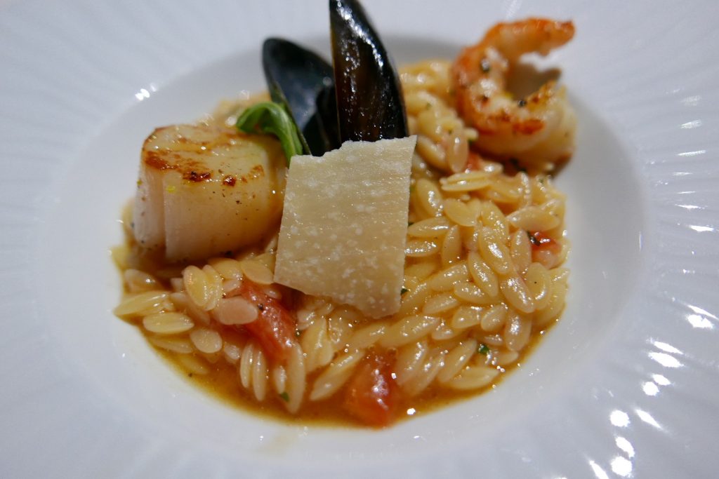 Risotto de pâtes aux fruits de mer © GP