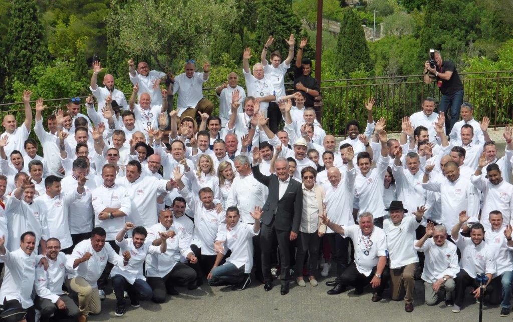 Les chefs, le maire et Thierry Marx © AA