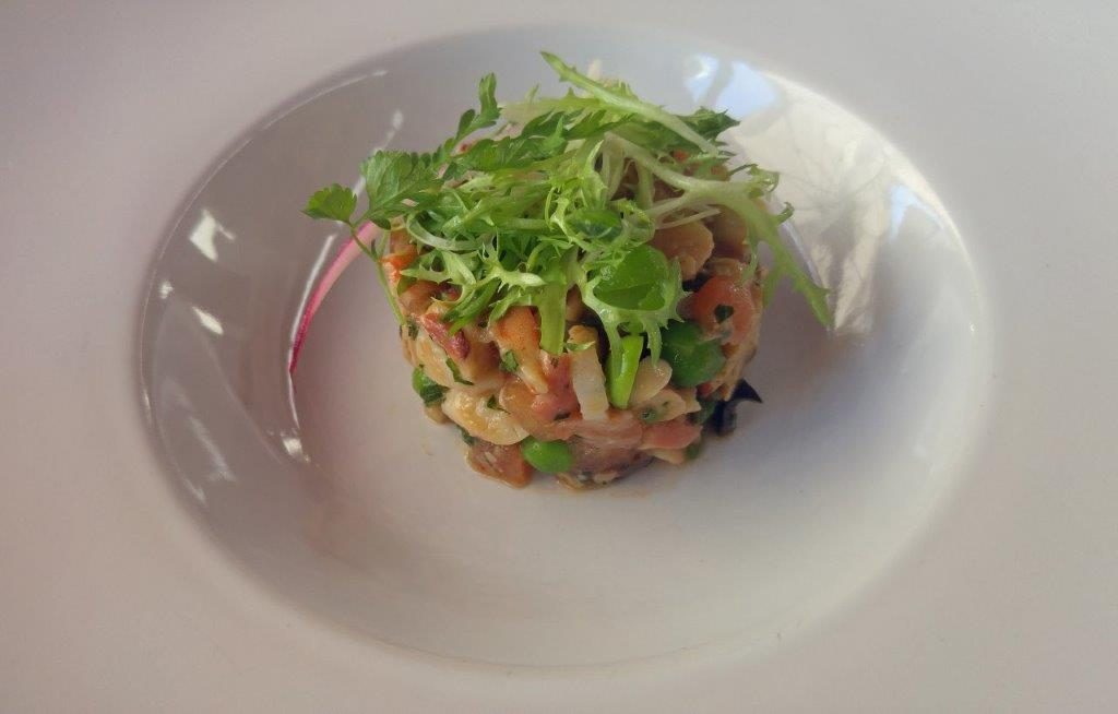 Salade de poulpe et saumon confit © AA