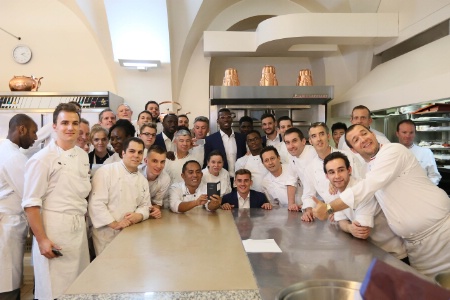 Les Bleus dans la cuisine de l'Elysée © GM