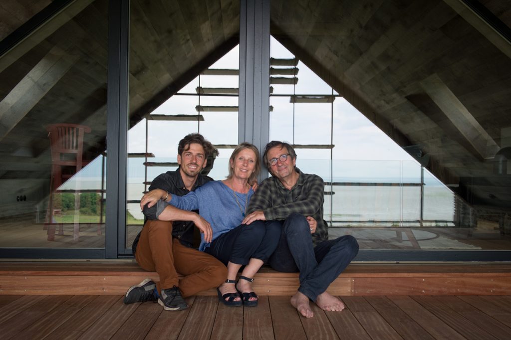 Hugo, Jane et Olivier Roellinger © OR