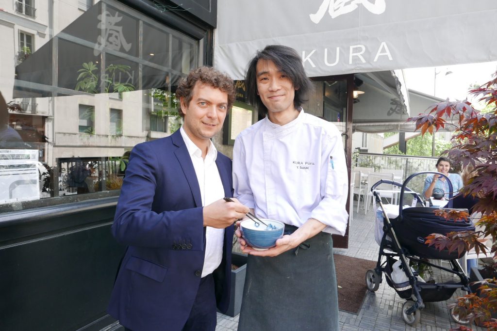 Jérome Bracco et le chef Suzuki © GP