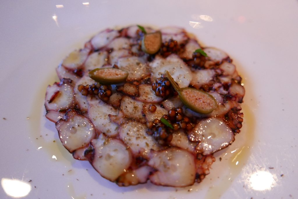Carpaccio de poulpe © GP