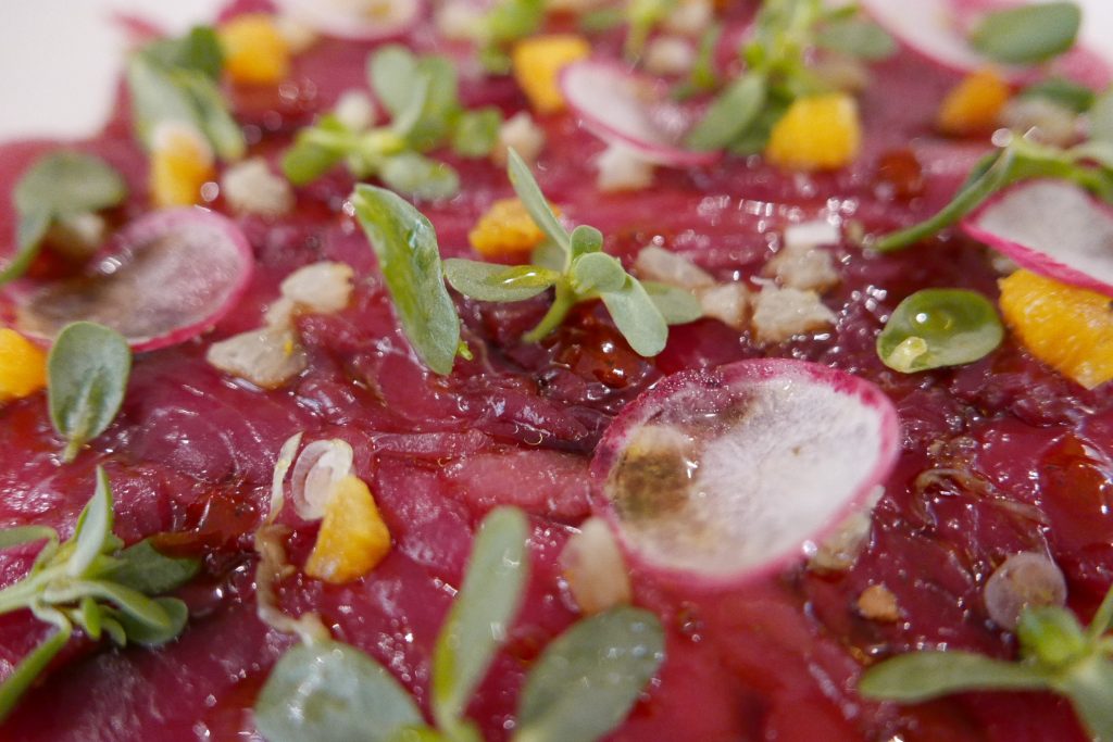 Carpaccio de thon au soja © GP