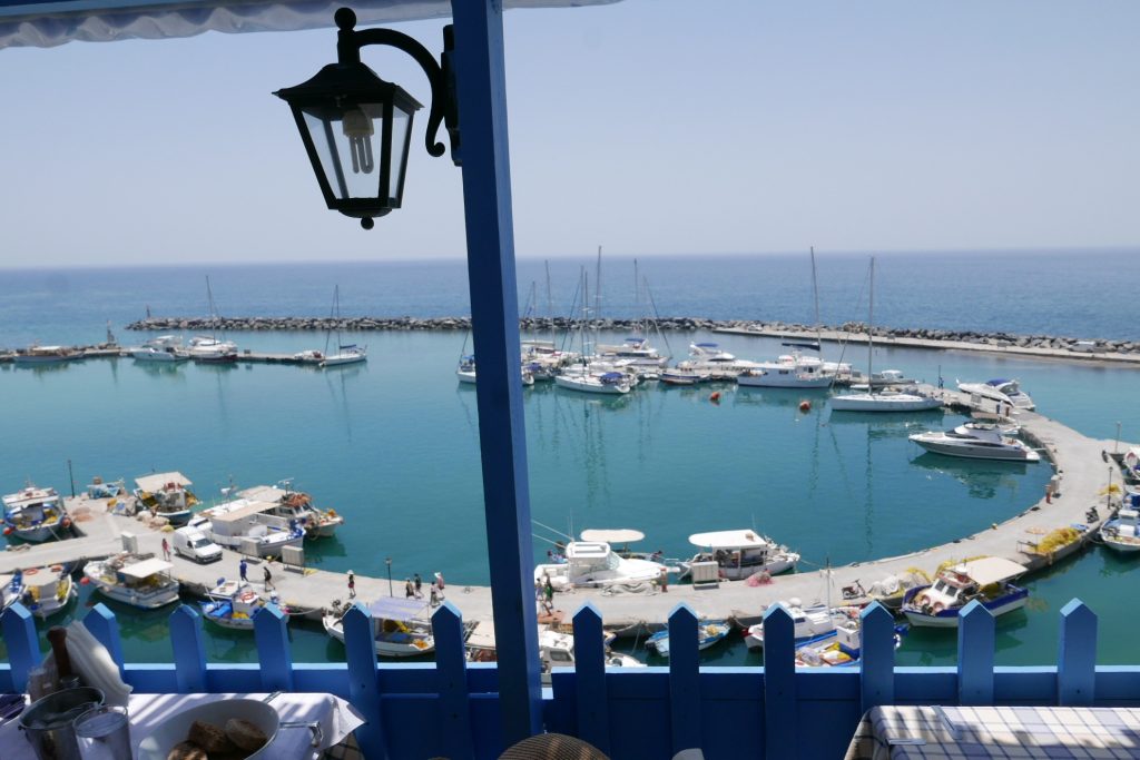 Vue sur la marina © GP