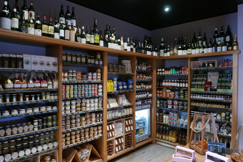 La boutique de produits © GP