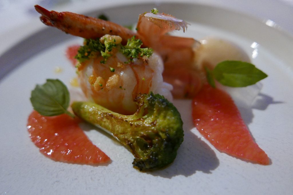 Langoustines rôties et brocoletti © GP