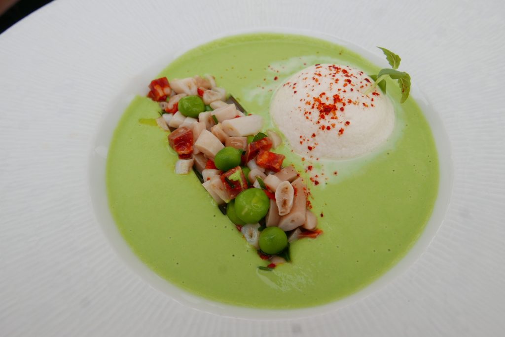 Velouté de petits pois © GP