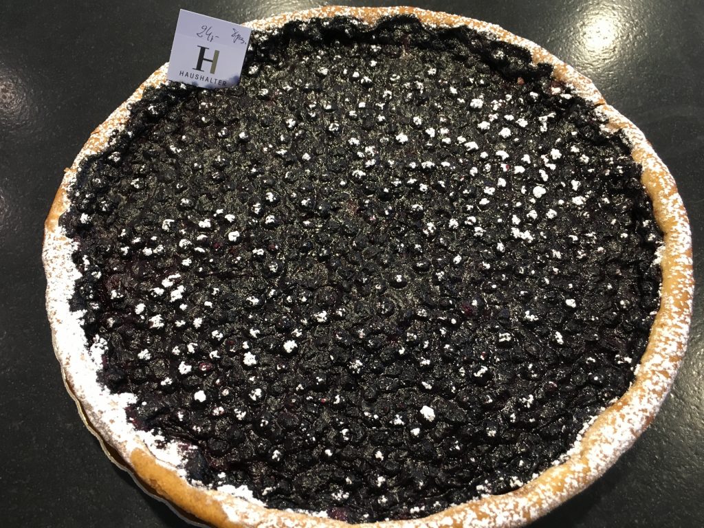 Tarte aux myrtilles © GP
