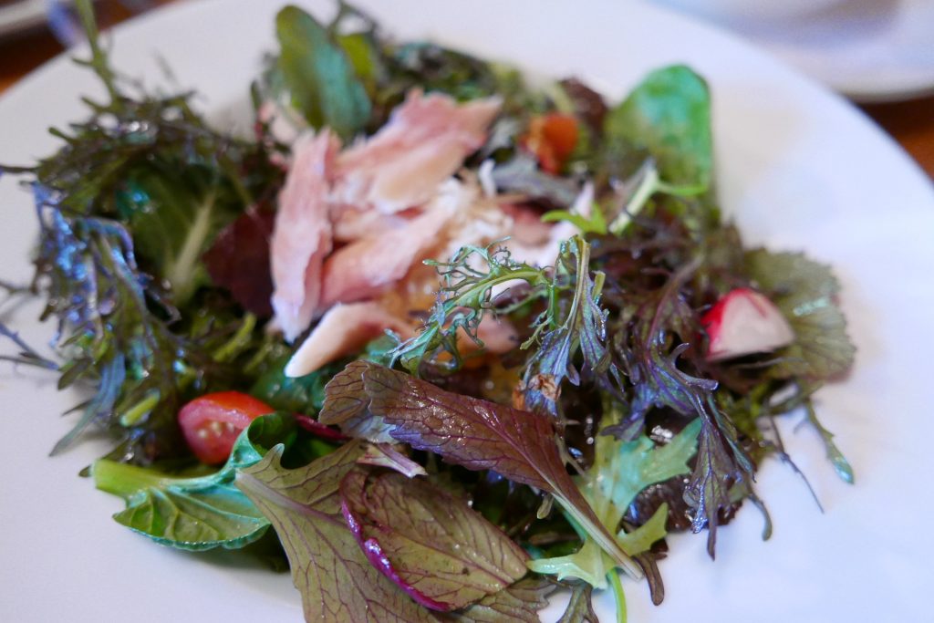 Salade de truite fumée © GP