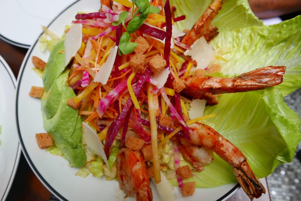 Salade de gambas © GP