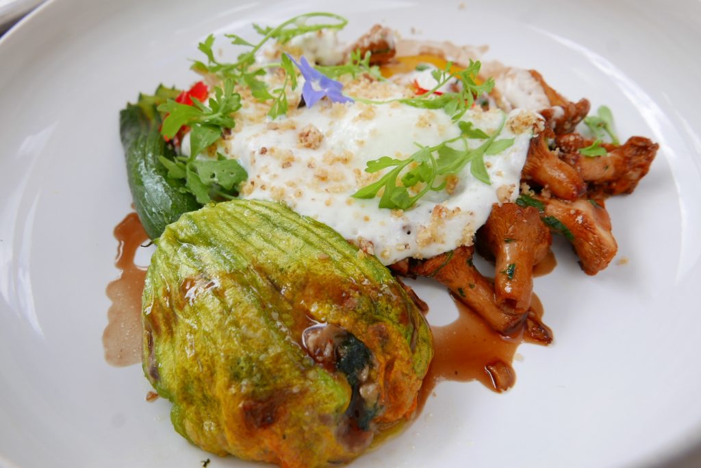 Courgettes et oeuf parfait © GP
