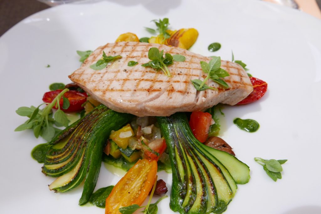 Espadon et courgettes © GP