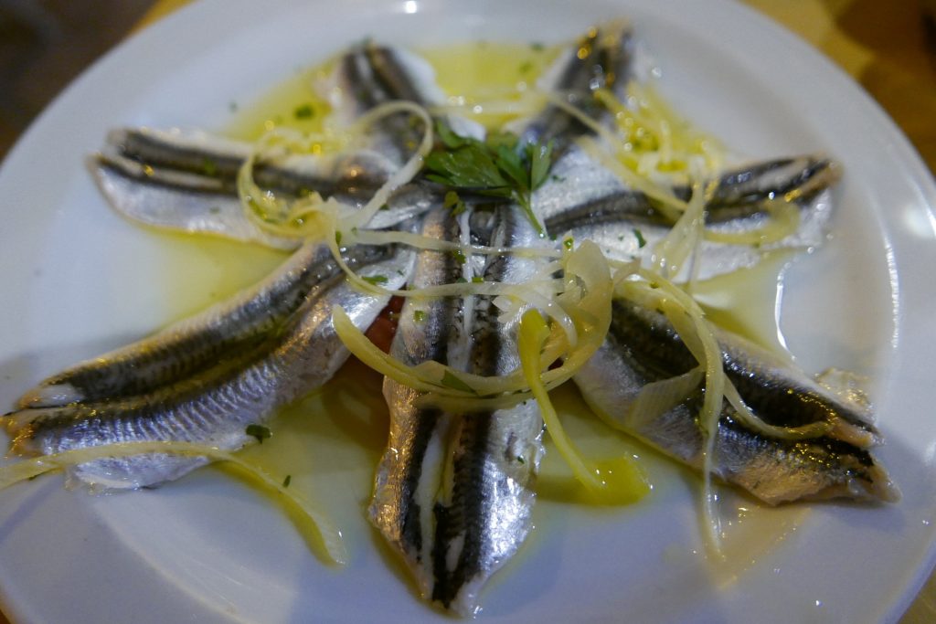Anchois au vinaigre © GP
