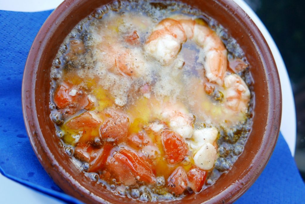 Les crevettes pil pil © GP