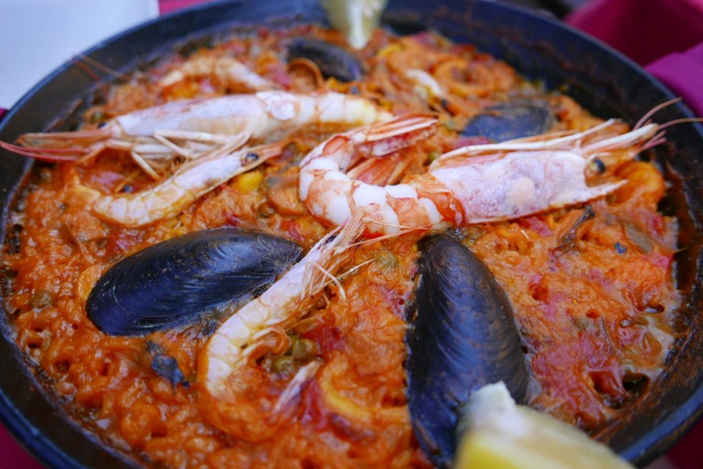 Paella aux coquillages © GP