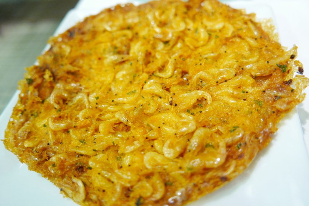 Tortilla de camarones © GP