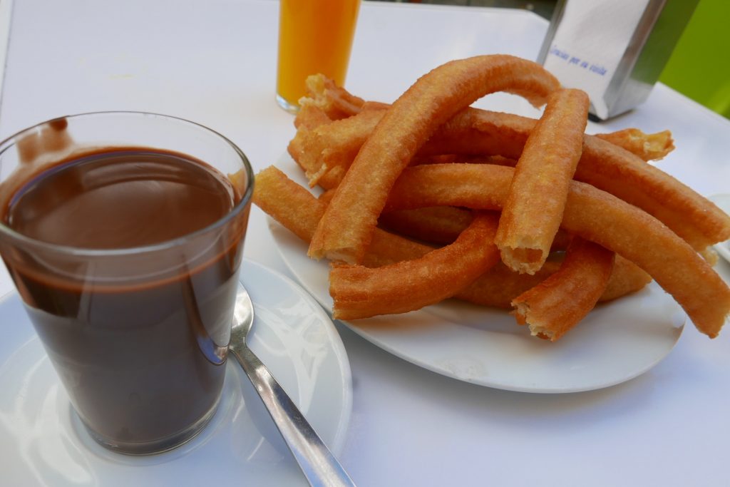 Churros et chocolat © GP