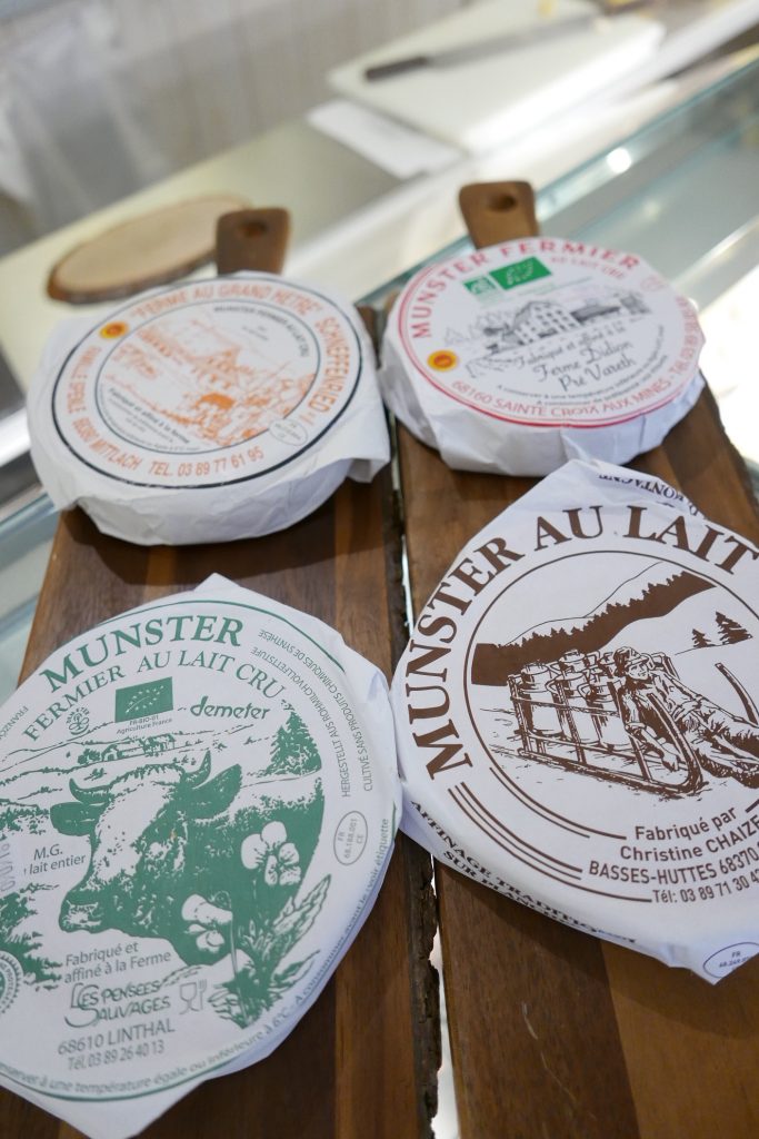Quatre sortes de munster © GP