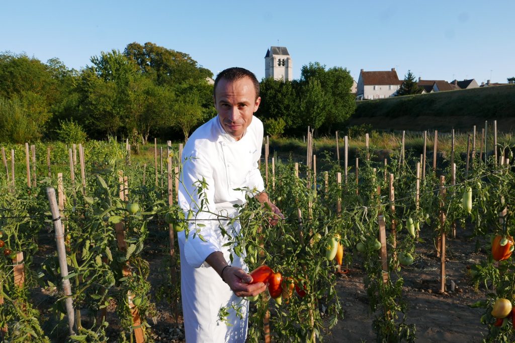 Christophe Hay et son jardin © GP