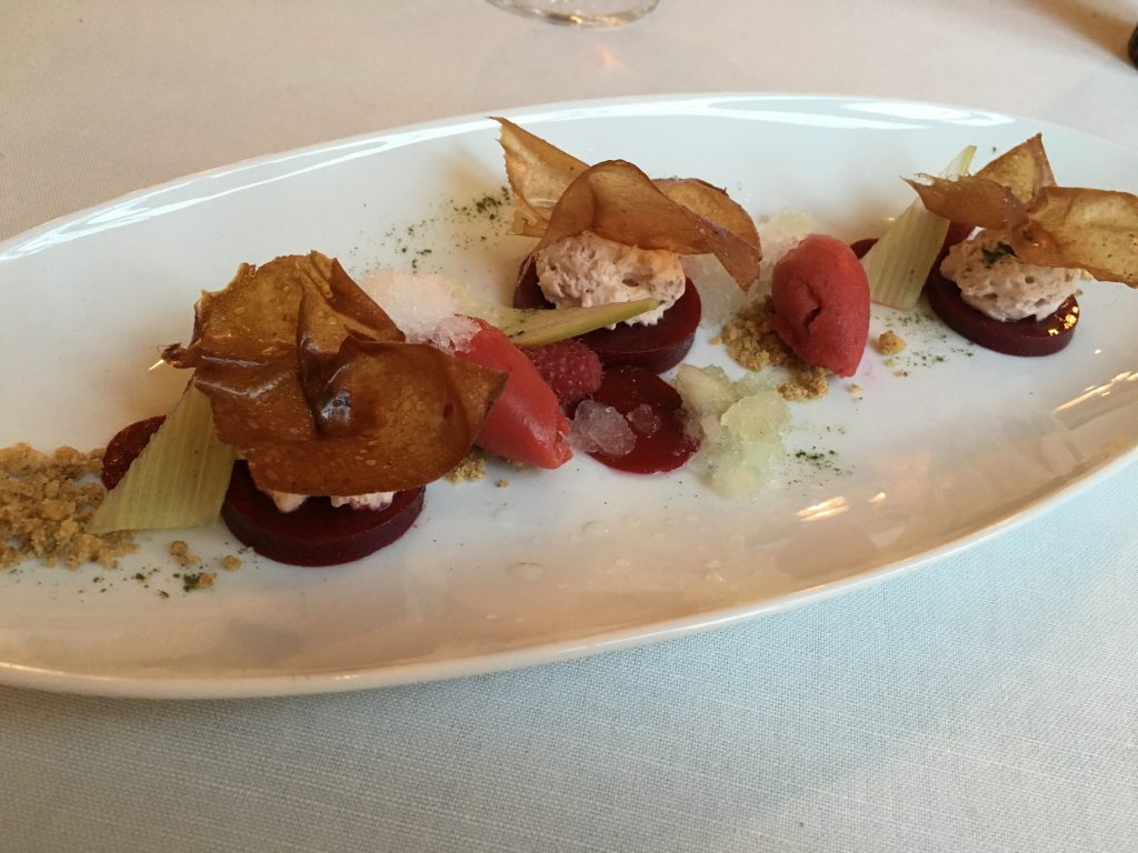 Rhubarbe et framboise © GP