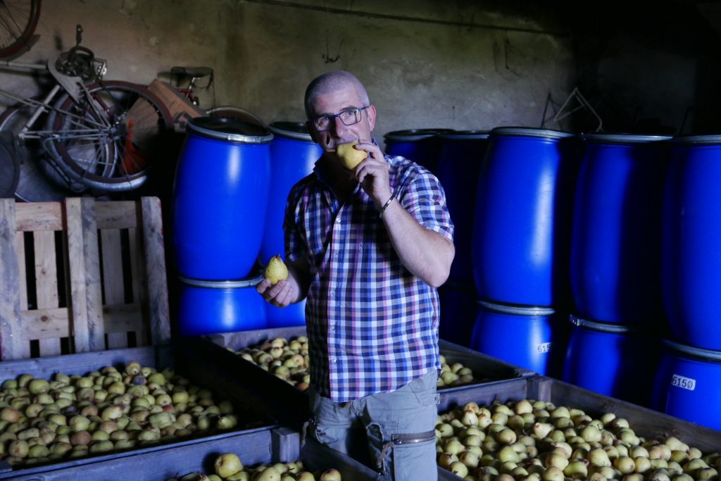 Alain Servat et ses poires © GP