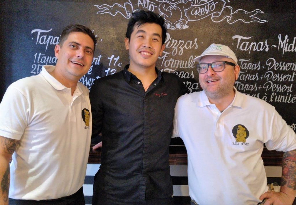 Christophe, Chun et Stefano © AA