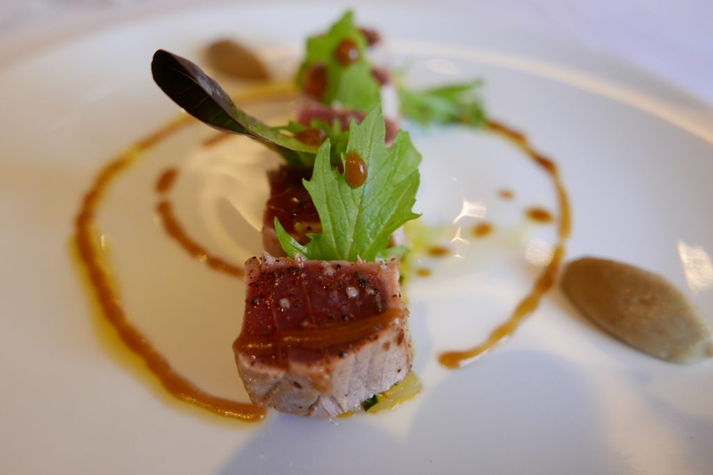 Thon albacore et brunoise de ratatouille © GP