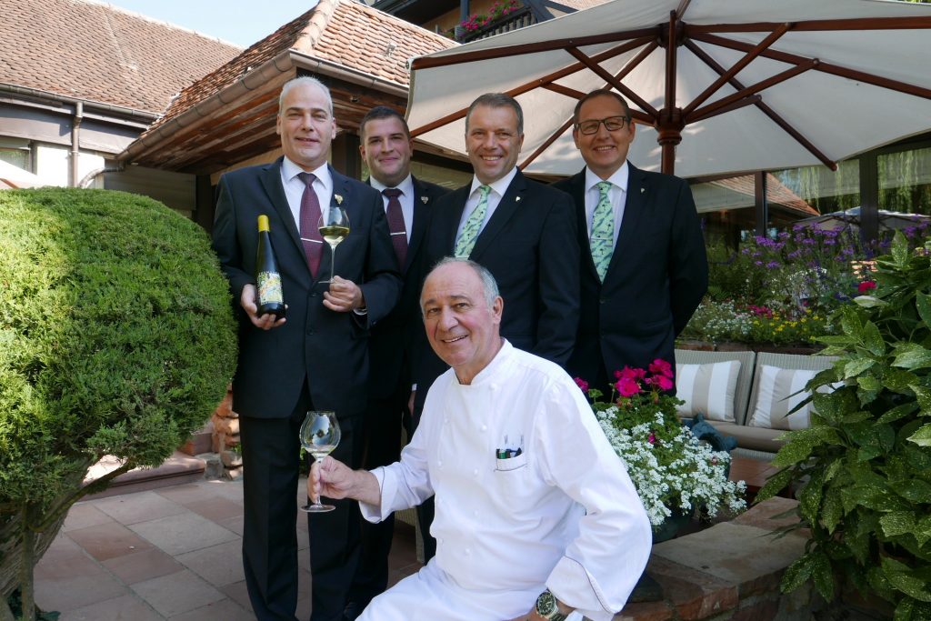 Marc Haeberlin et le service © GP