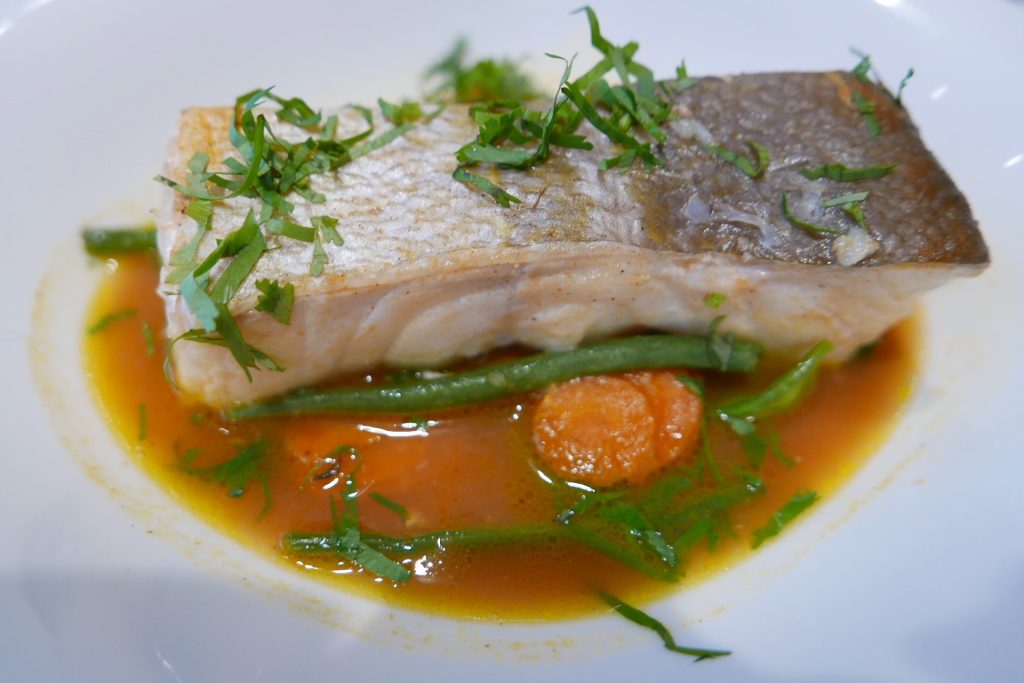 Cabillaud au jus de bouillabaisse © GP