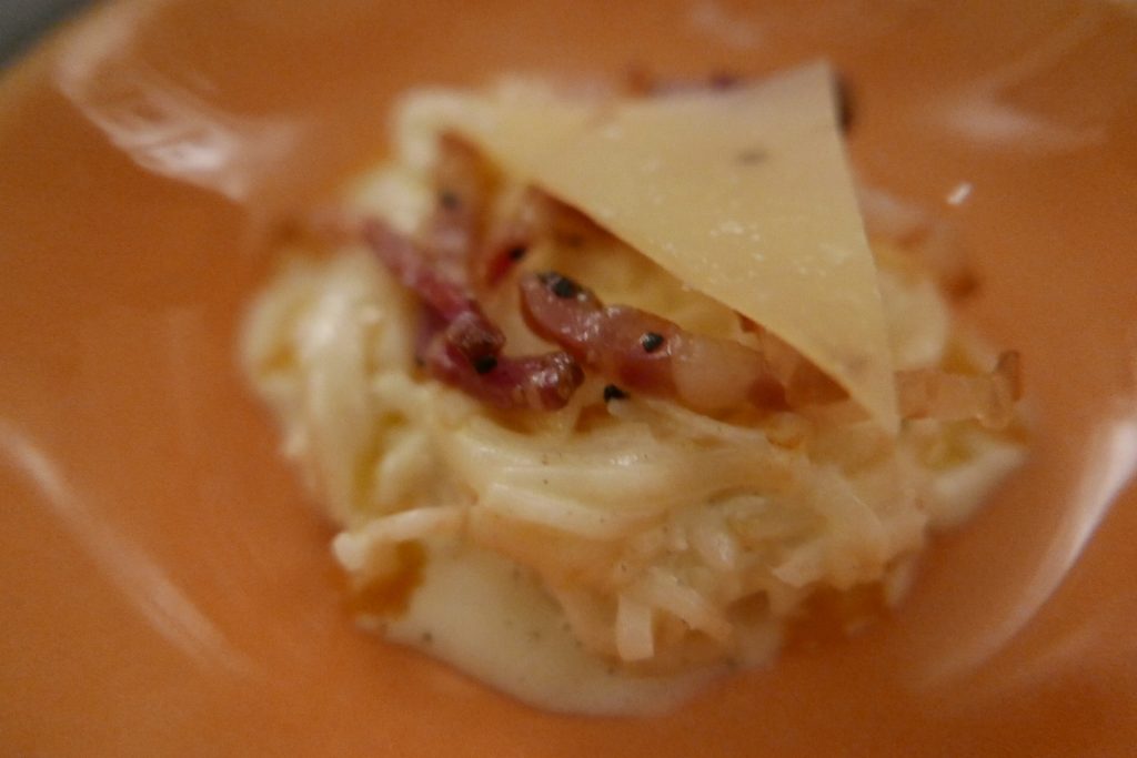 Céleri carbonara © GP
