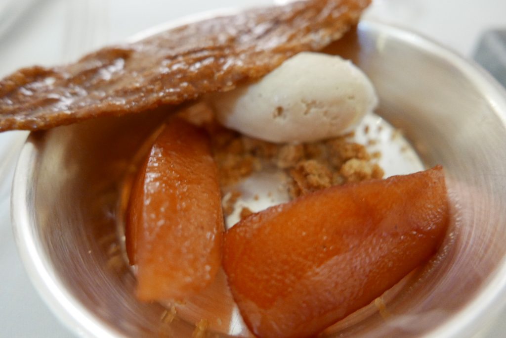 Coing, glace cannelle © GP