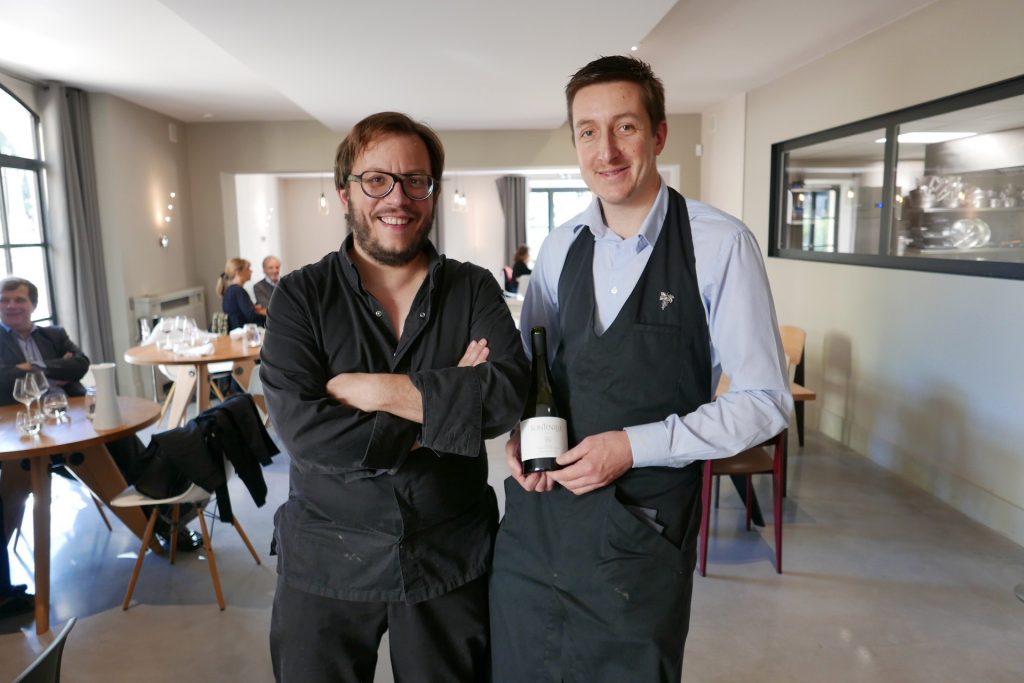 Jérôme Faure et le sommelier © GP