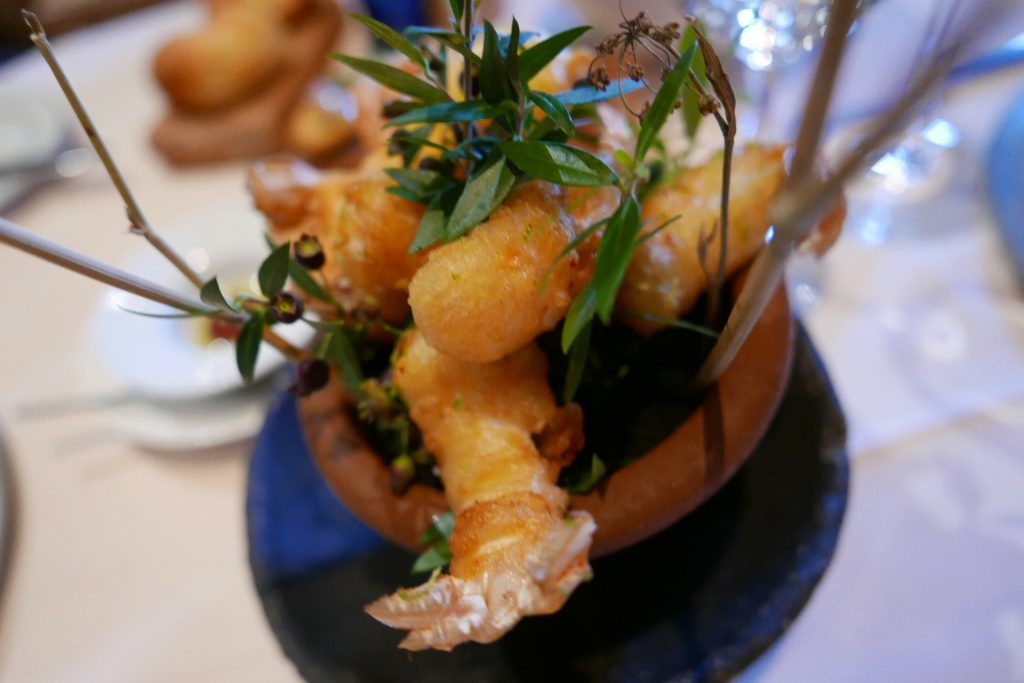 Langoustines en tempura © GP