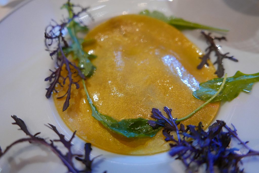 Raviole de lièvre à la royale © GP
