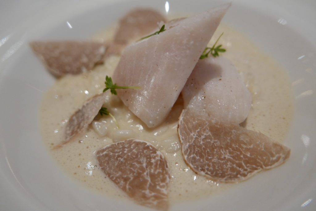 Saint-pierre et risotto à la truffe blanche © GP