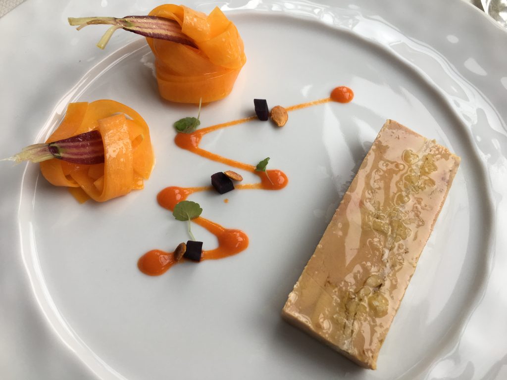 Marbré de foie gras et pintadeau © GP