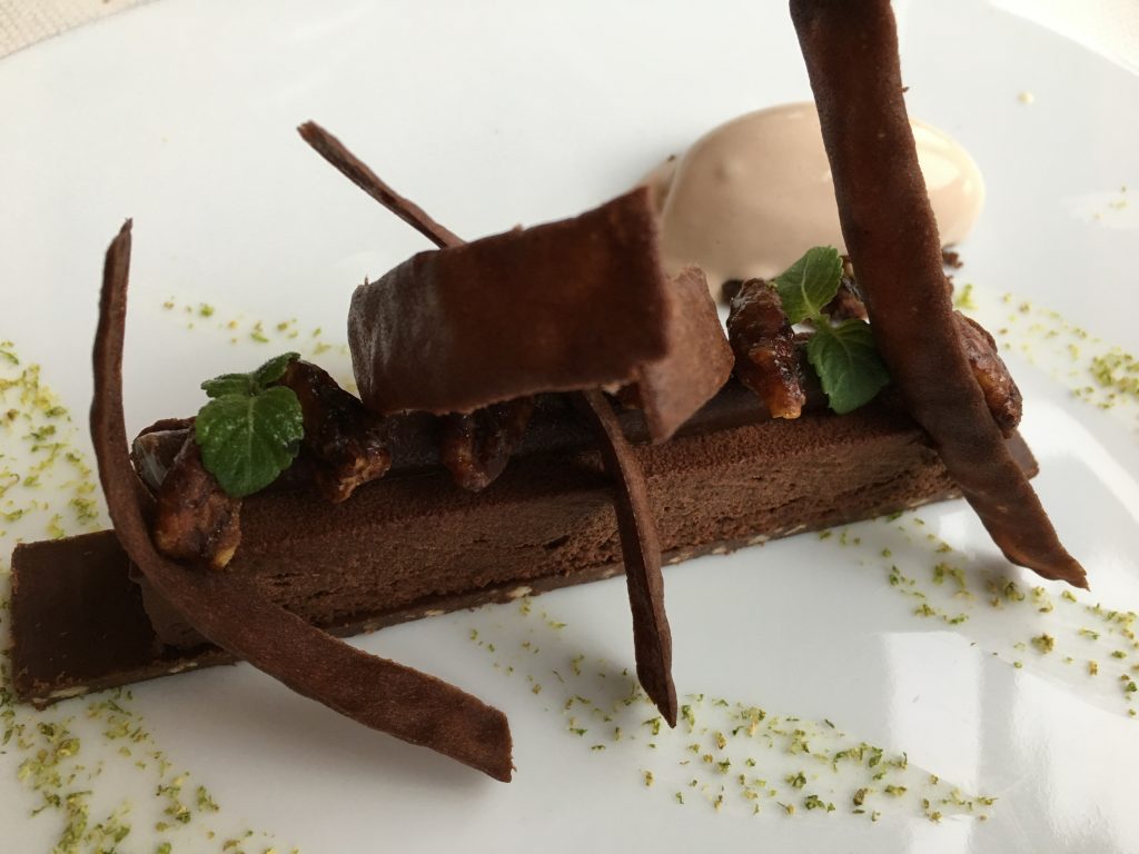 Lingot au chocolat et noix de pécan © GP